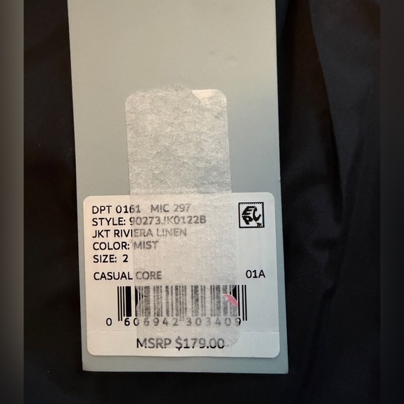 Antonio Melani Satin Blouse in Mist Size 0 New with tags - Picture 6 of 7